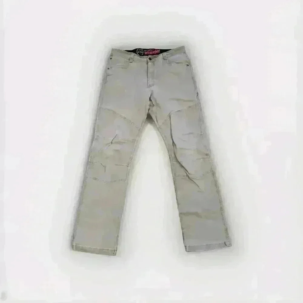 Wrangler Men’s Size 36X34 Pants Jeans Reinforced Double Knee Flex Canvas 4423